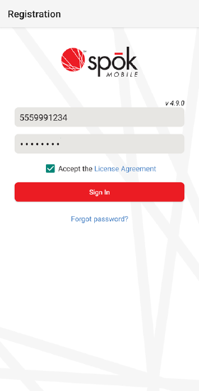 Spok Mobile Android 4.9 - Registration Screen (Username & Password).png